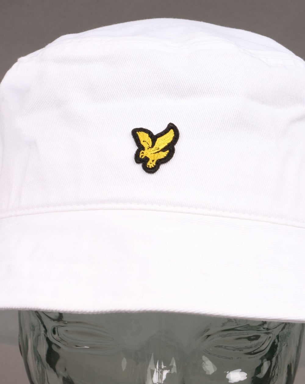 Lyle And Scott Fischerhut aus Baumwolltwill Weiß