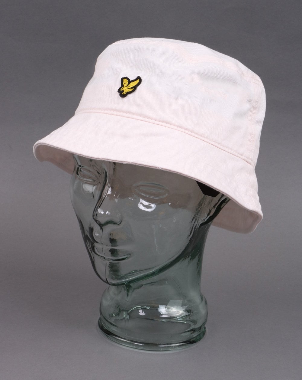 Lyle And Scott Fischerhut aus Baumwolltwill, Pastellrosa