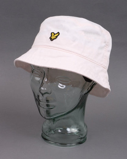 Lyle And Scott Fischerhut aus Baumwolltwill, Pastellrosa
