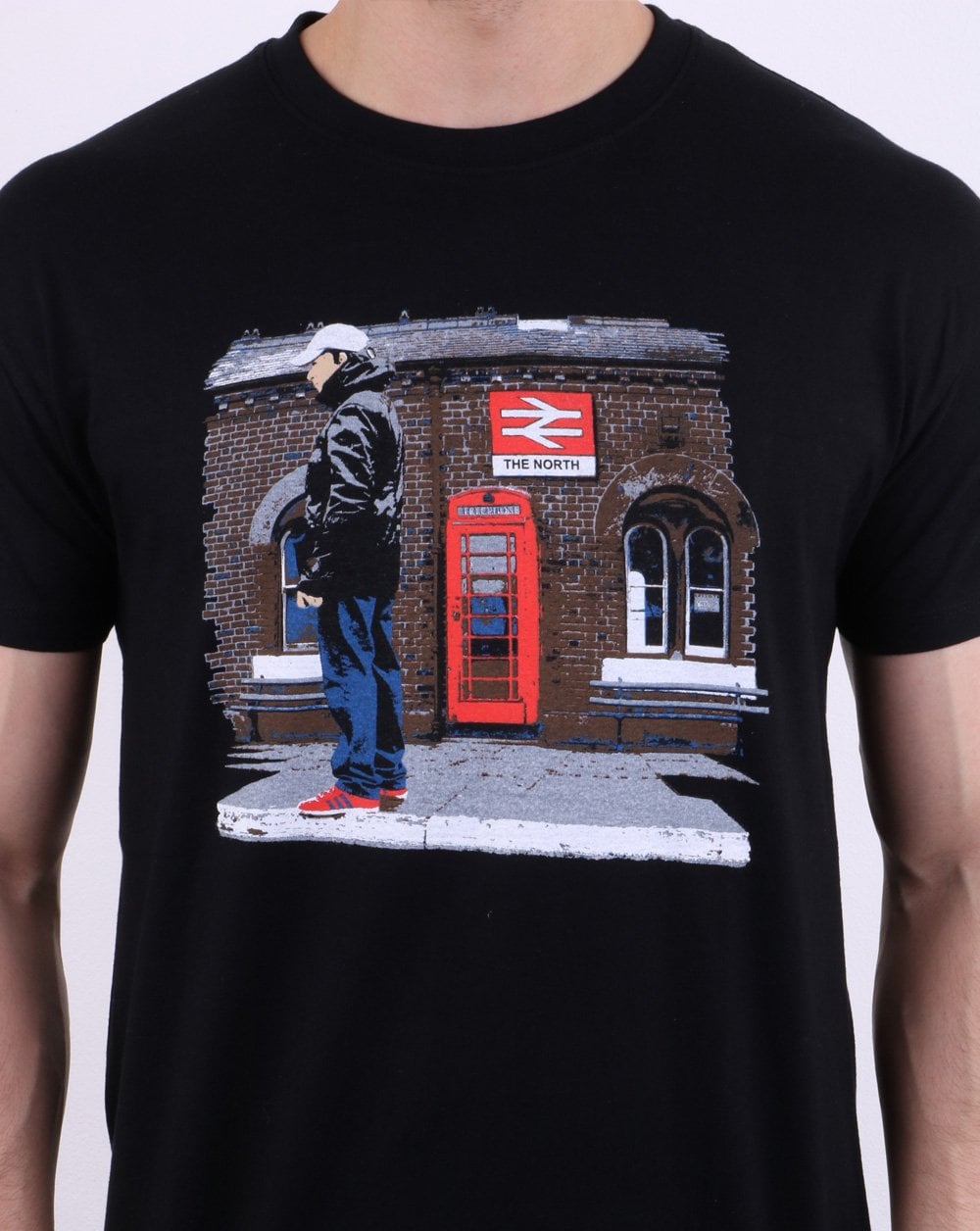 80er Casuals The North T-Shirt Schwarz
