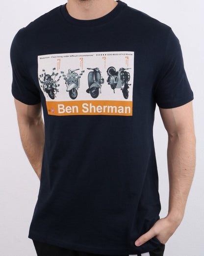 Ben Sherman Renton T-Shirt Marineblau