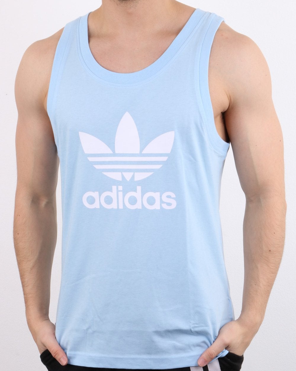Adidas Originals Trefoil Tanktop Himmelblau