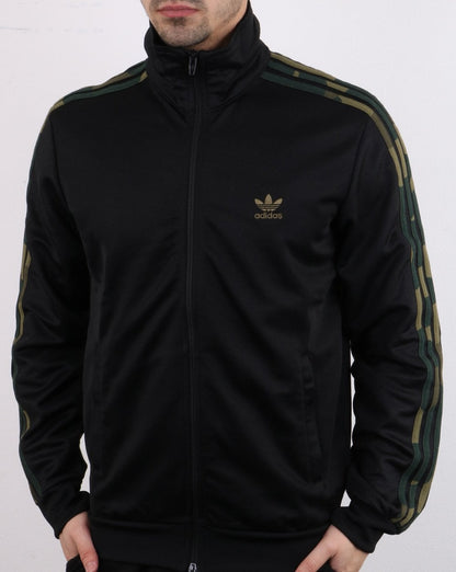 Adidas Originals – Schwarzes Camouflage-Trainingsoberteil