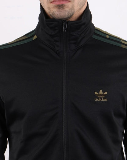 Adidas Originals – Schwarzes Camouflage-Trainingsoberteil