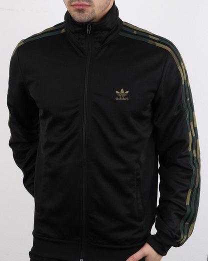 Adidas Originals – Schwarzes Camouflage-Trainingsoberteil