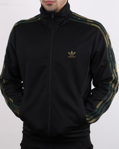 Adidas Originals – Schwarzes Camouflage-Trainingsoberteil