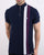 Pretty Green Retro Qtr Zip Top Navy
