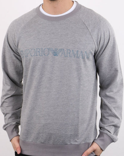 Emporio Armani EA7 Sweatshirt Grau Melange