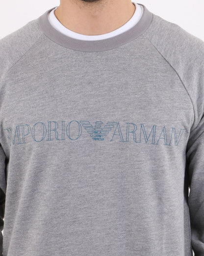 Emporio Armani EA7 Sweatshirt Grau Melange