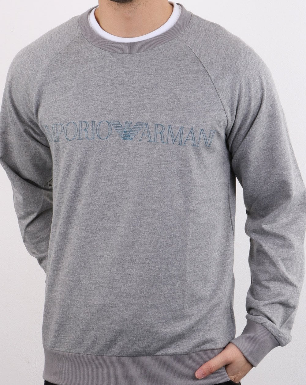 Emporio Armani EA7 Sweatshirt Grey Melange