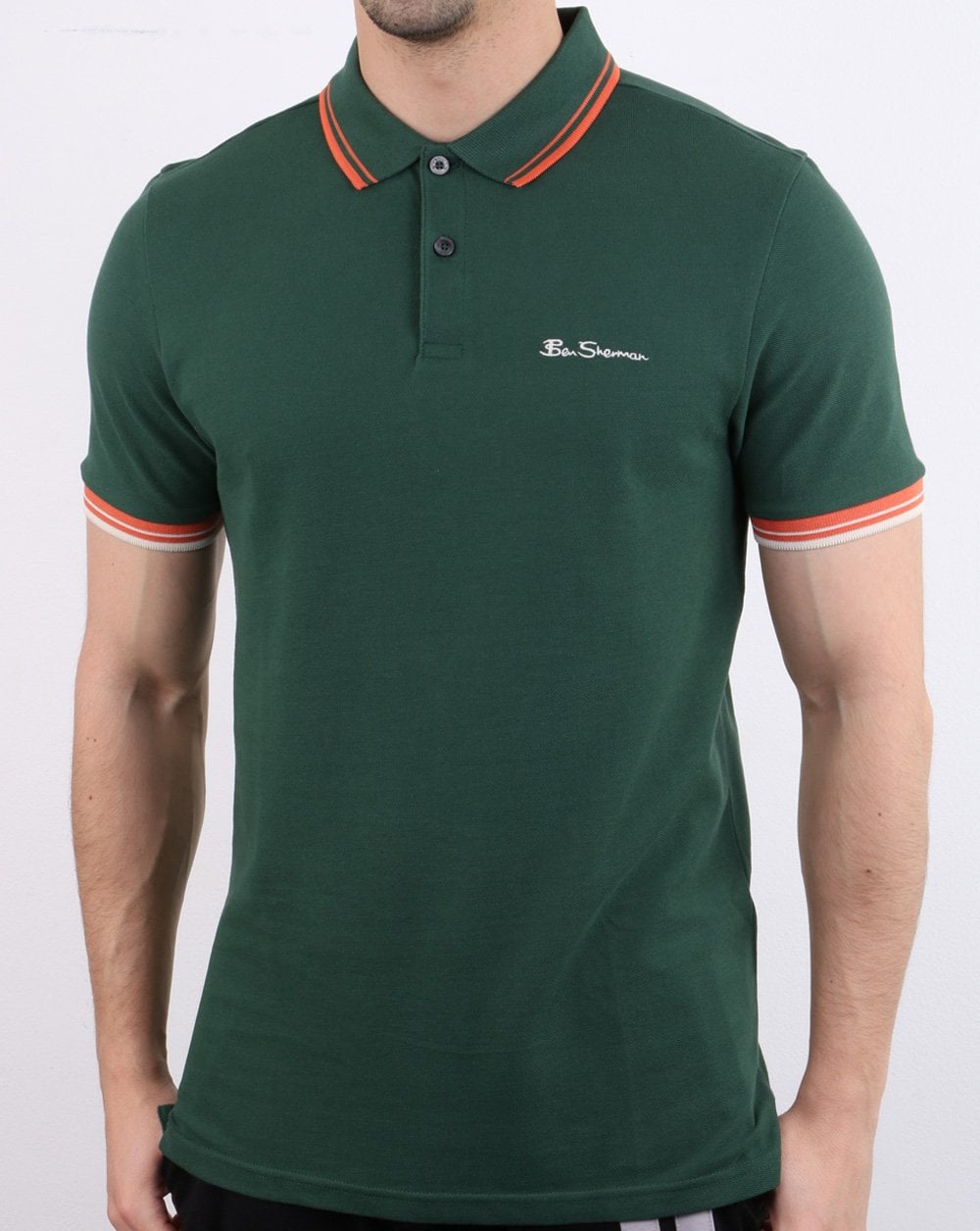 Ben Sherman Polo Shirt Trekking Green
