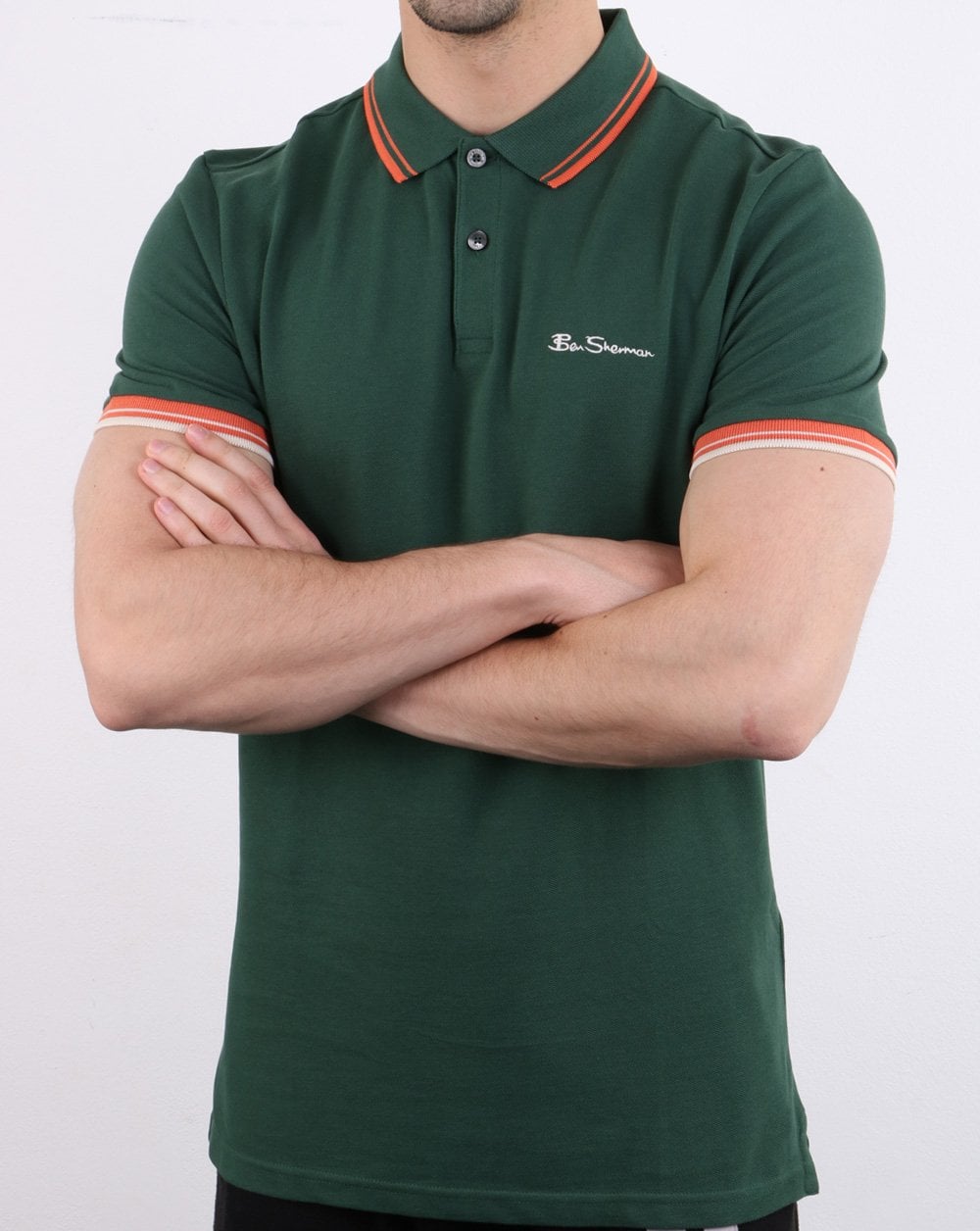 Ben Sherman Polo Shirt Trekking Green