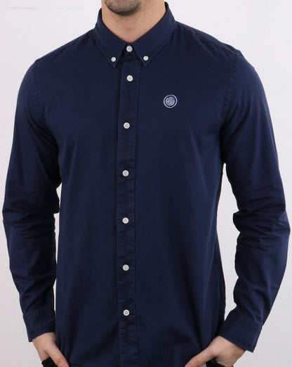 Pretty Green Edward Hemd Marineblau