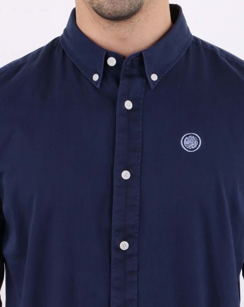 Pretty Green Edward Hemd Marineblau