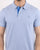 Gant Contrast Collar Polo Shirt Ice Blue