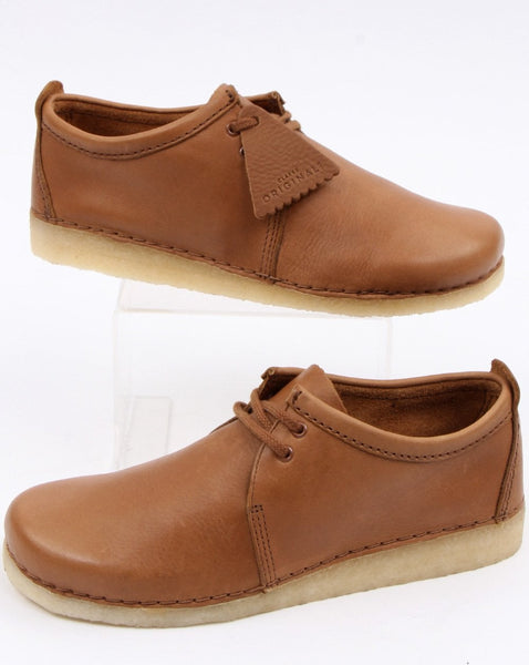 Clarks Originals Ashton Leather Shoes Cola
