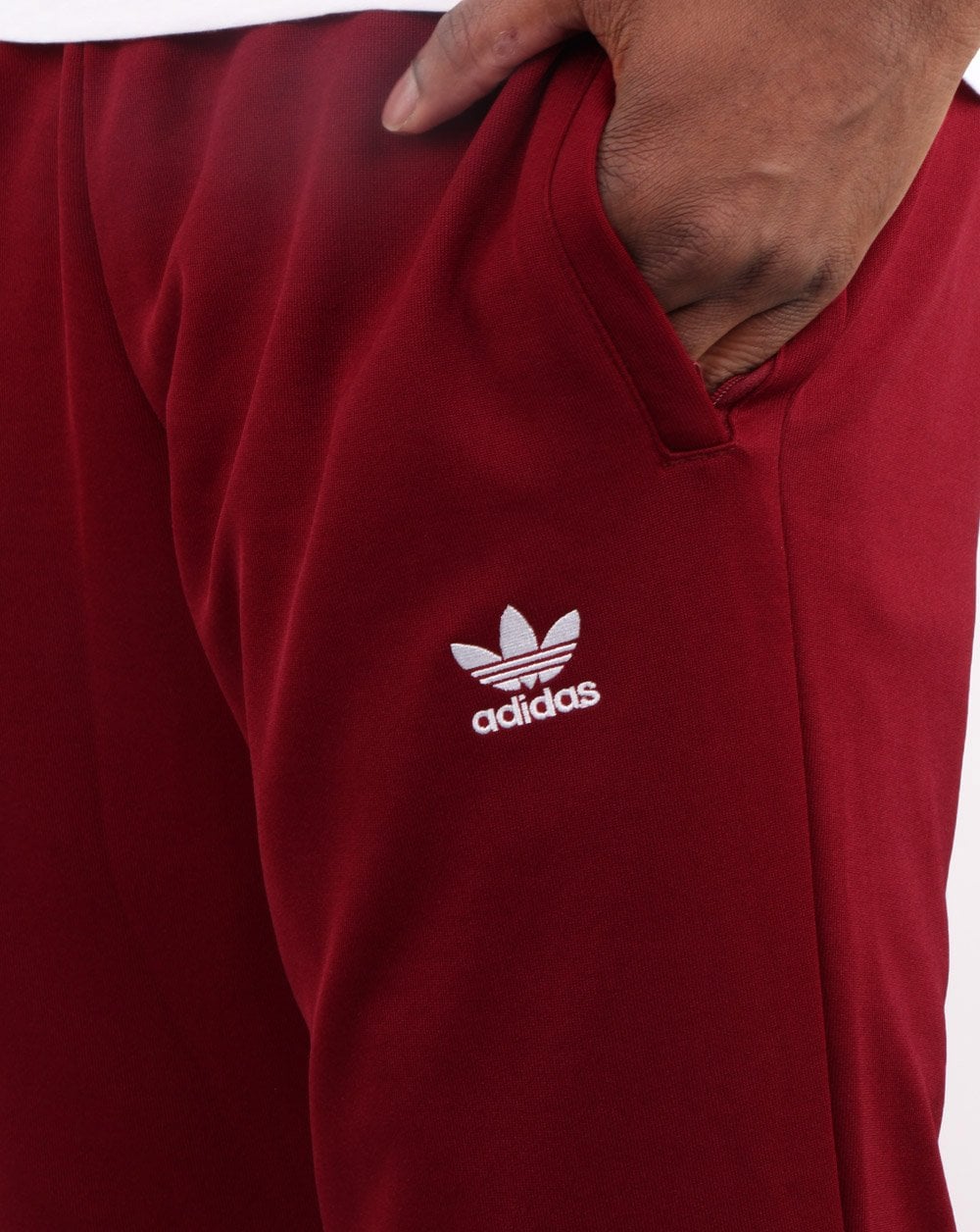 Adidas Originals Essential Track Pants Burgundy