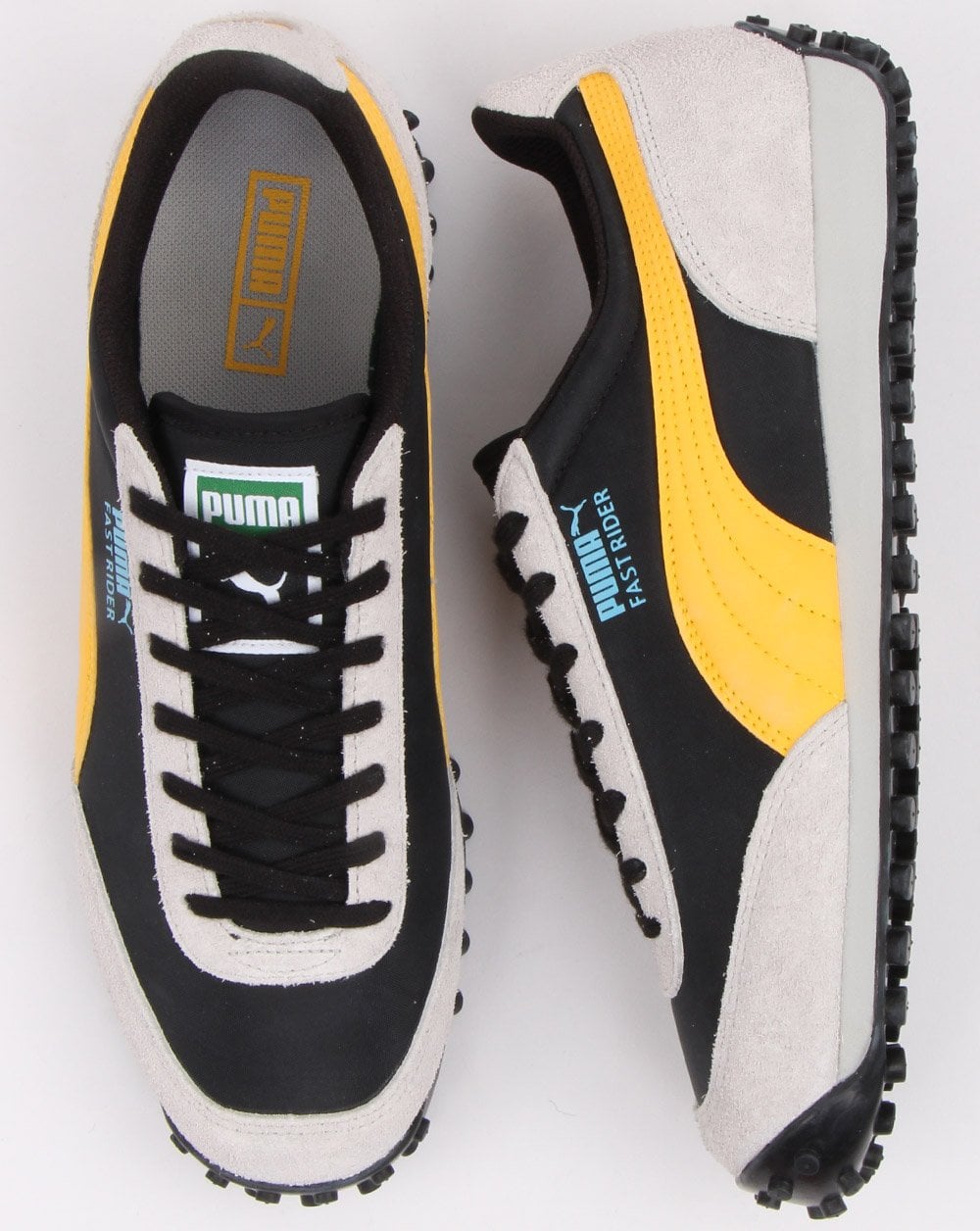 Puma Fast Rider Fury Trainer Grau/Schwarz/Gelb