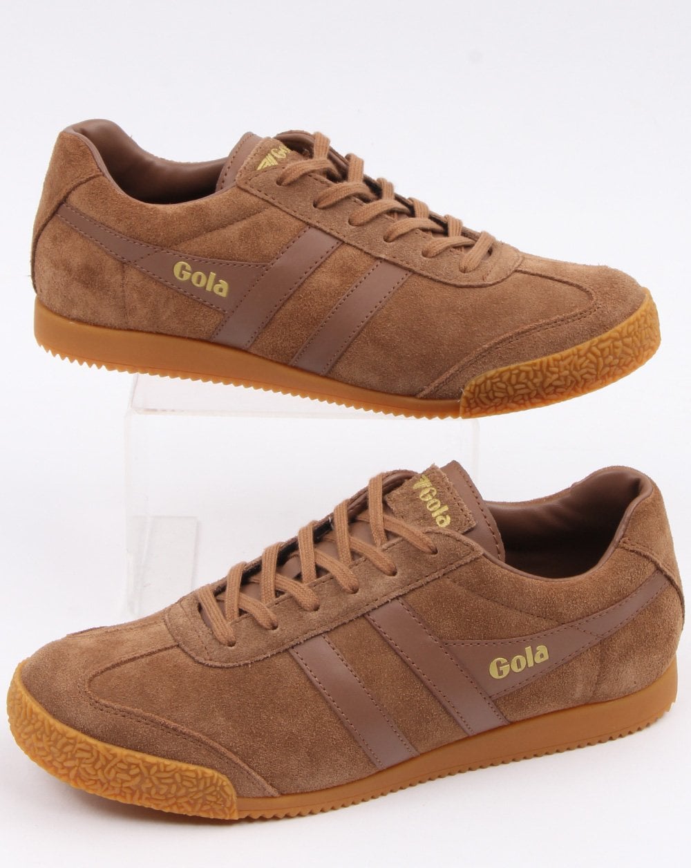 Gola Harrier Wildleder-Sneaker Tabak