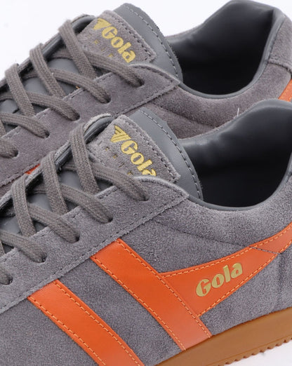 Gola Harrier Wildleder-Sneaker Grau/Orange