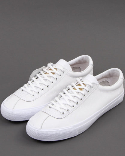 Pretty Green Leder Sneaker Weiß