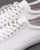 Pretty Green Leather Trainer White