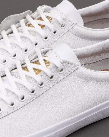 Pretty Green Leder Sneaker Weiß