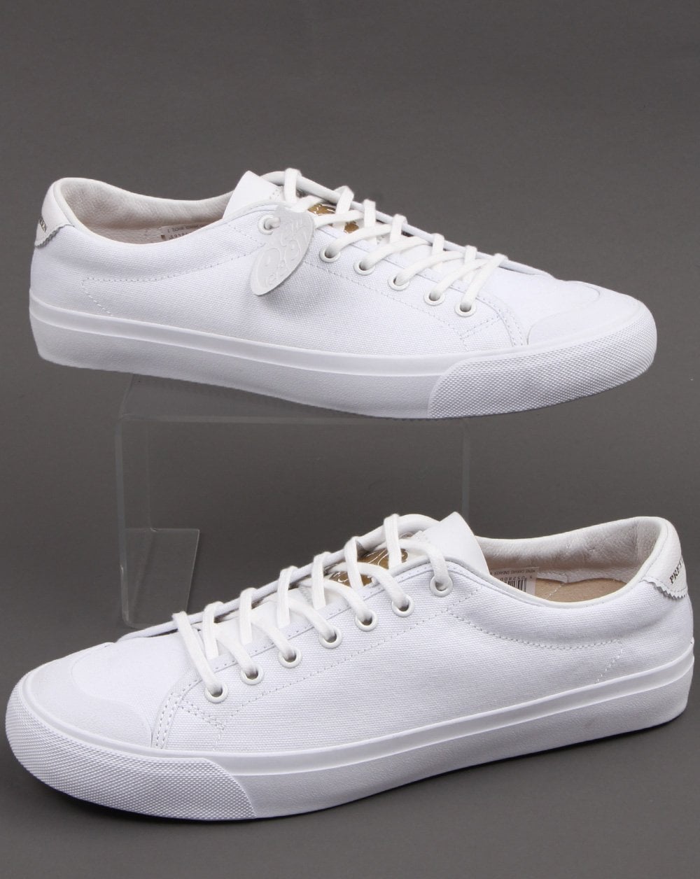 Pretty Green Canvas Sneaker Weiß