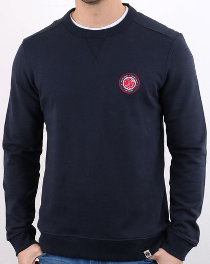 Pretty Green Likeminded Sweatshirt Marineblau