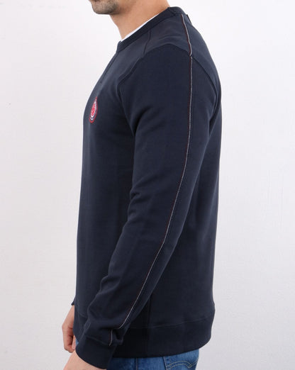 Pretty Green Likeminded Sweatshirt Marineblau