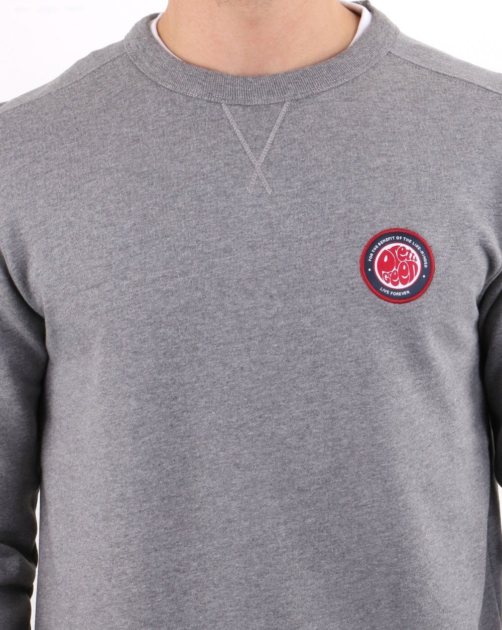 Pretty Green Likeminded Sweatshirt Grau