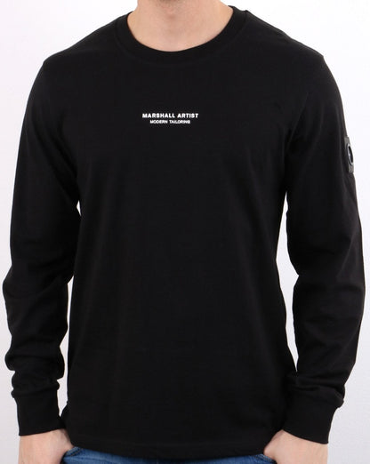 Marshall Artist Siren Langarm-T-Shirt Schwarz