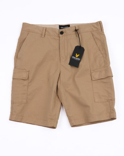 Lyle And Scott Combat Cargo-Shorts in Stein