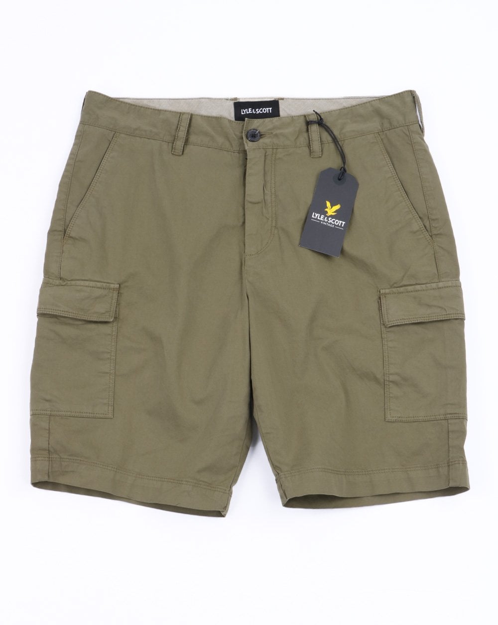 Lyle And Scott – Combat-Cargo-Shorts in Khaki