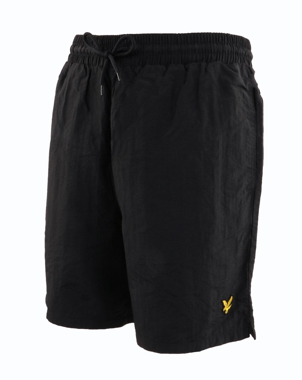 Lyle And Scott Badeshorts mit Logo, tiefschwarz