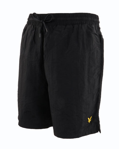 Lyle And Scott Badeshorts mit Logo, tiefschwarz