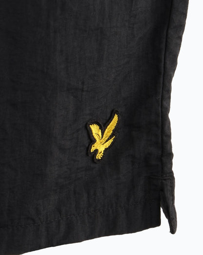 Lyle And Scott Badeshorts mit Logo, tiefschwarz