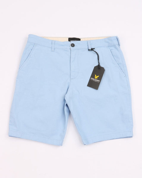Lyle And Scott Chino Shorts Pool Blue