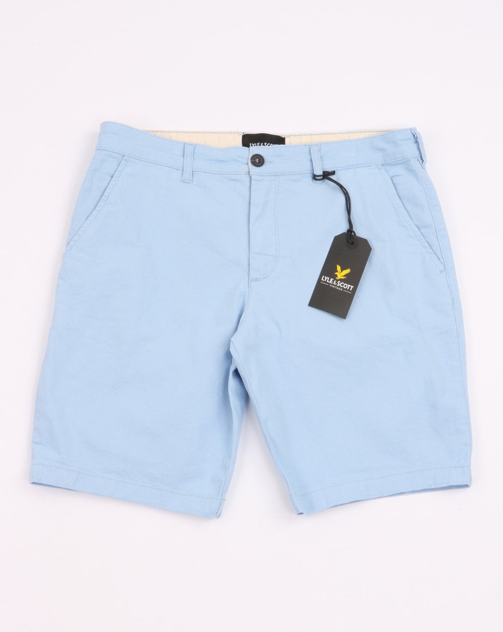 Lyle And Scott Chino Shorts Pool Blue