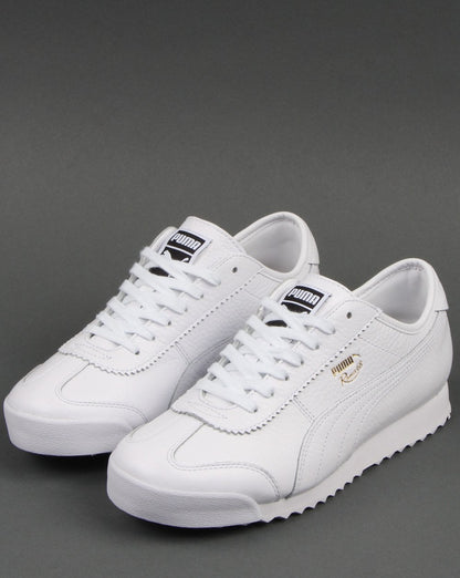 Puma Roma 68 Vintage Ledersneaker Weiß