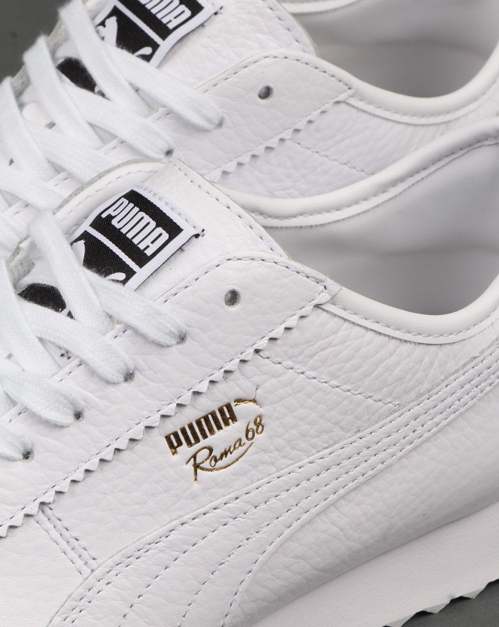 Puma Roma 68 Vintage Ledersneaker Weiß