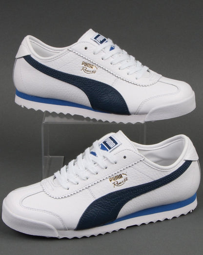 Puma Roma 68 Vintage Trainer Weiß/Dunkel Denim