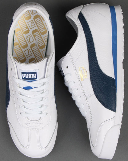 Puma Roma 68 Vintage Trainer Weiß/Dunkel Denim