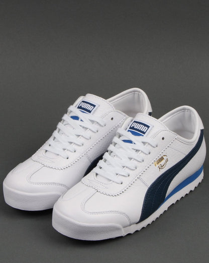 Puma Roma 68 Vintage Trainer Weiß/Dunkel Denim