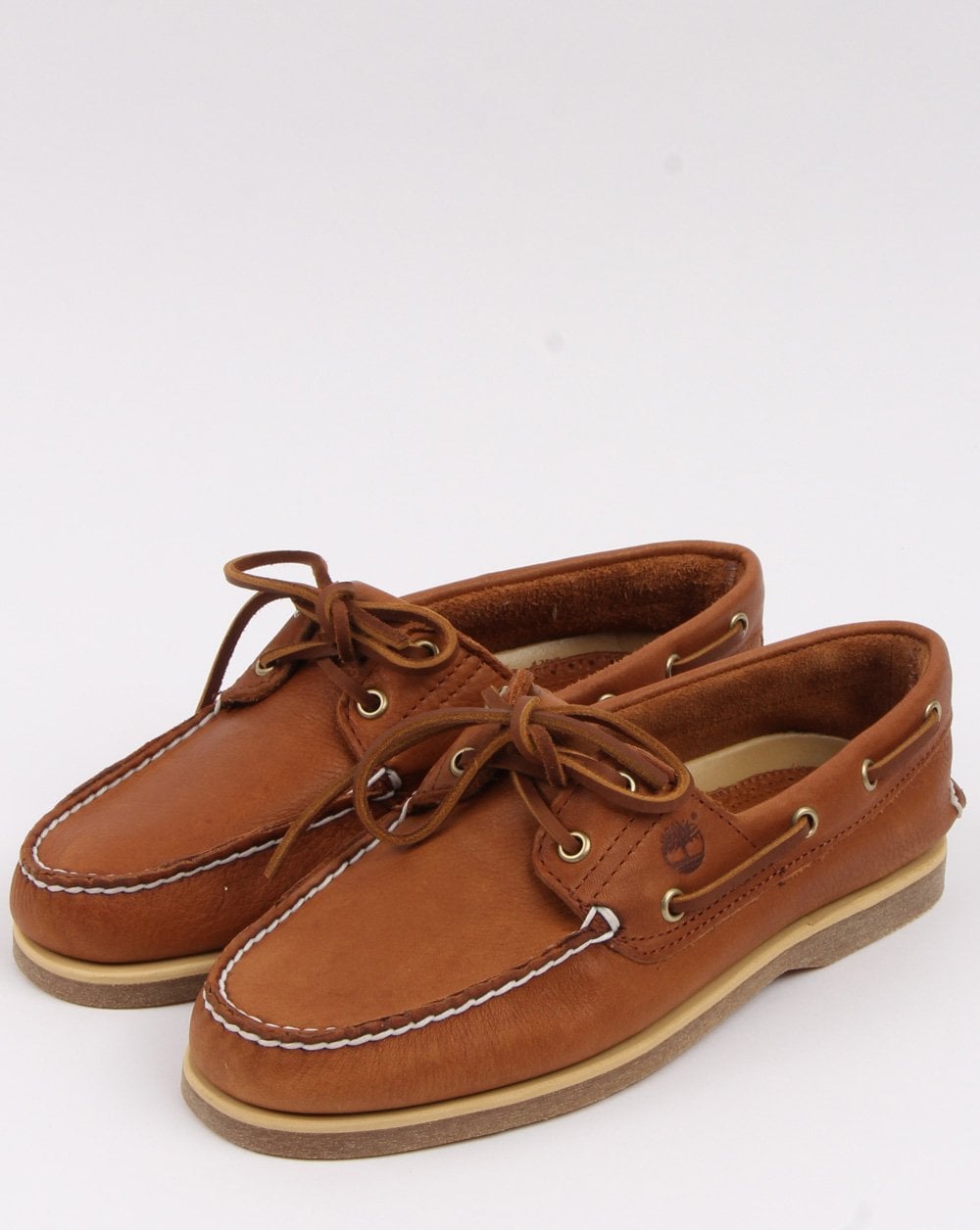 Timberland – Klassischer Boat-Schuh mit 2 Ösen, Hellbraun