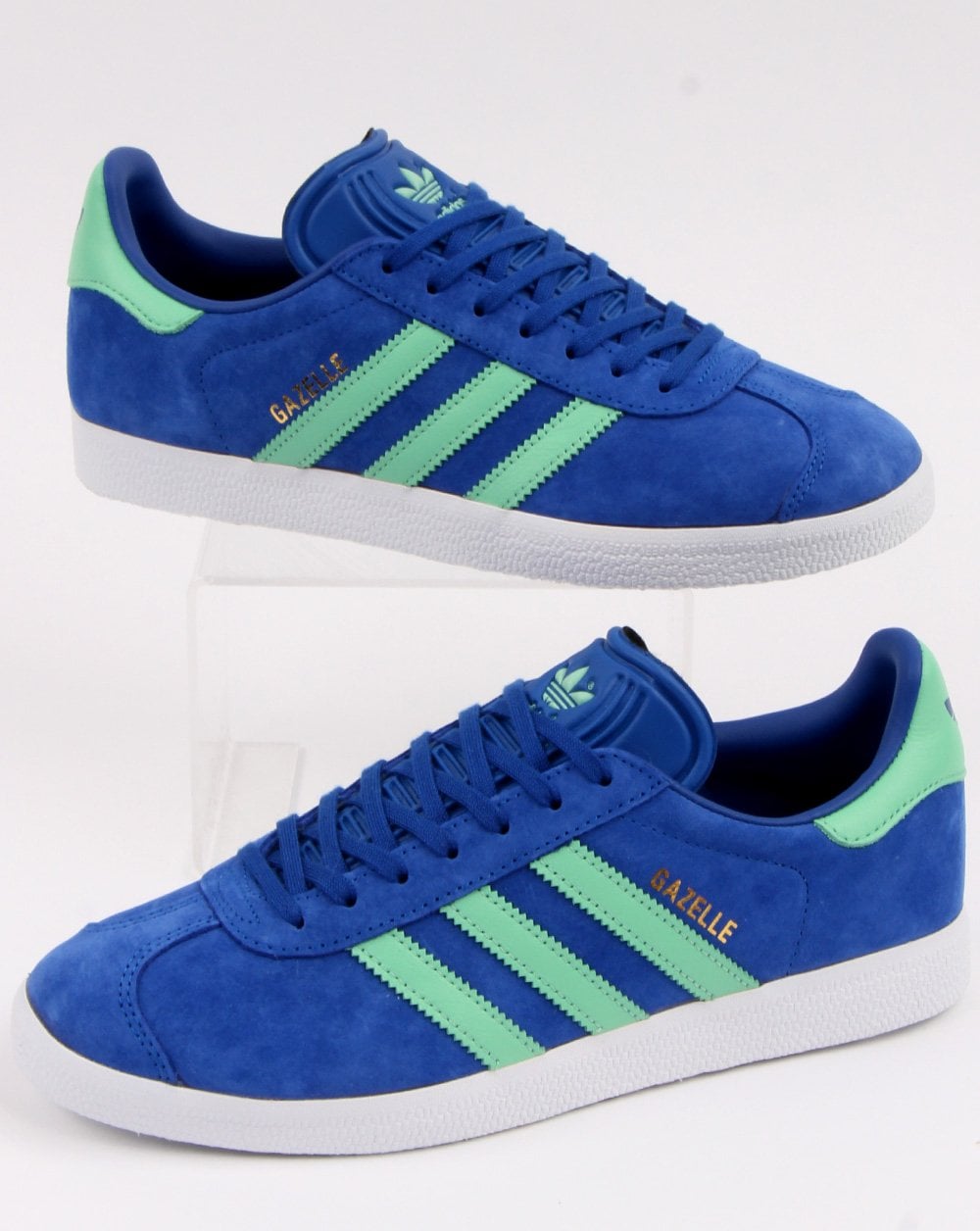 Adidas Gazelle Sneakers Königsblau/Grün