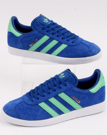 Adidas Gazelle Sneakers Königsblau/Grün