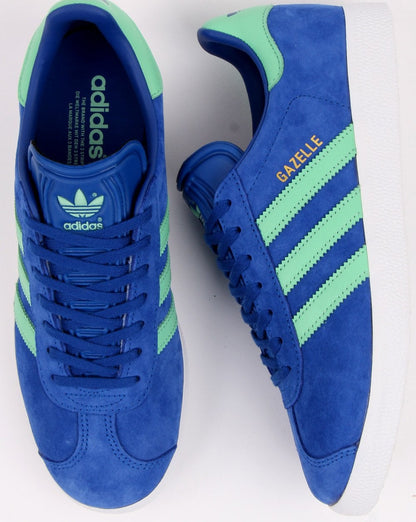 Adidas Gazelle Sneakers Königsblau/Grün
