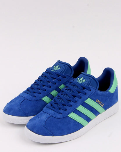 Adidas Gazelle Sneakers Königsblau/Grün