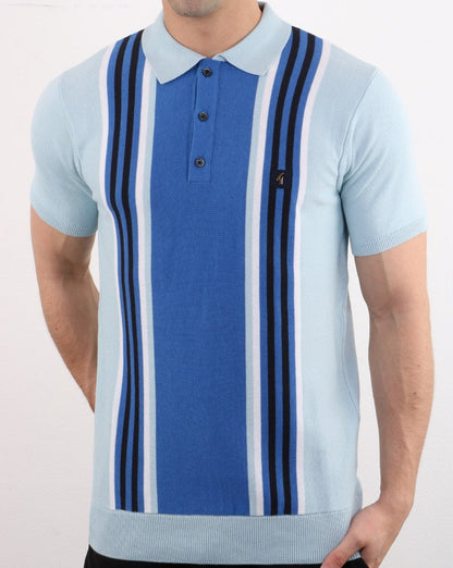 Gabicci Vintage Casbah Poloshirt Himmelblau